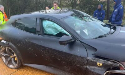 Tottenham duo Wilson Odobert and Randal Kolo Muani involved in Ferrari car crash