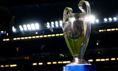 The Champions League trophy
