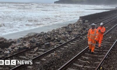 Storm Ingrid damage forces closure of Devon railway line