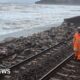 Storm Ingrid damage forces closure of Devon railway line