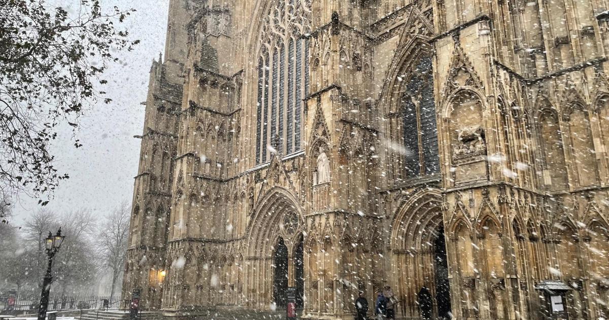 Met Office issues yellow snow and ice warning for York