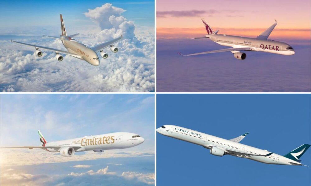 2026 World's safest airlines Etihad Emirates Qatar