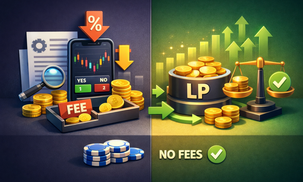 Polymarket quietly changes fee model for short term crypto markets