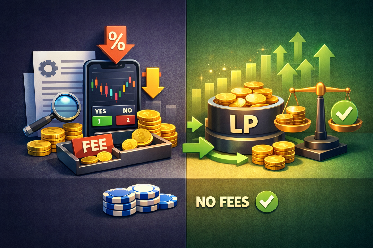 Polymarket quietly changes fee model for short term crypto markets