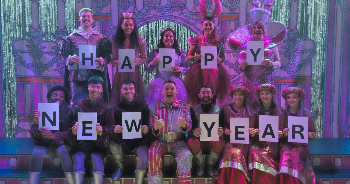 Happy new year from The Press and cast of Sleeping Beauty