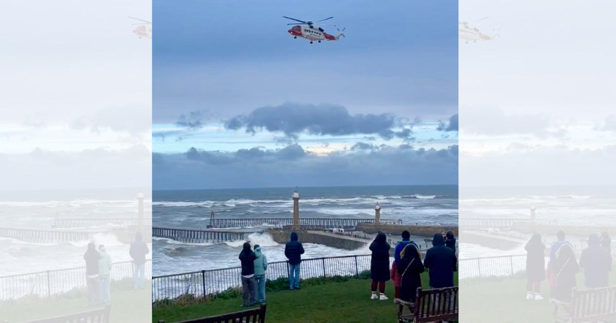 Multi-agency emergency near cliffs in North Yorkshire town