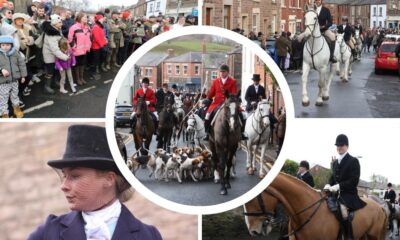 Pictures as New Year's Day Holcombe Hunt returns to Wheelton