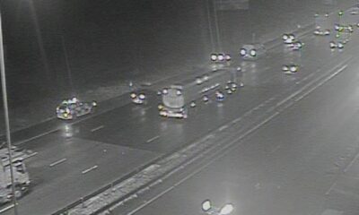 M60 traffic stopped due to two crashes - live