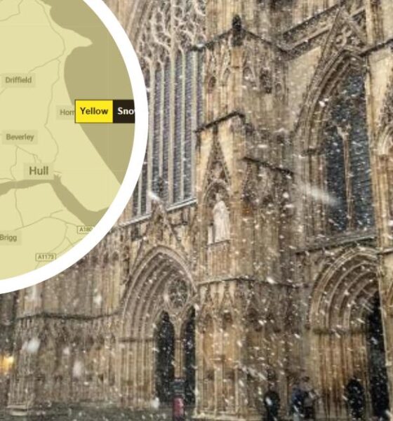 Met Office snow and ice alert for York and North Yorkshire