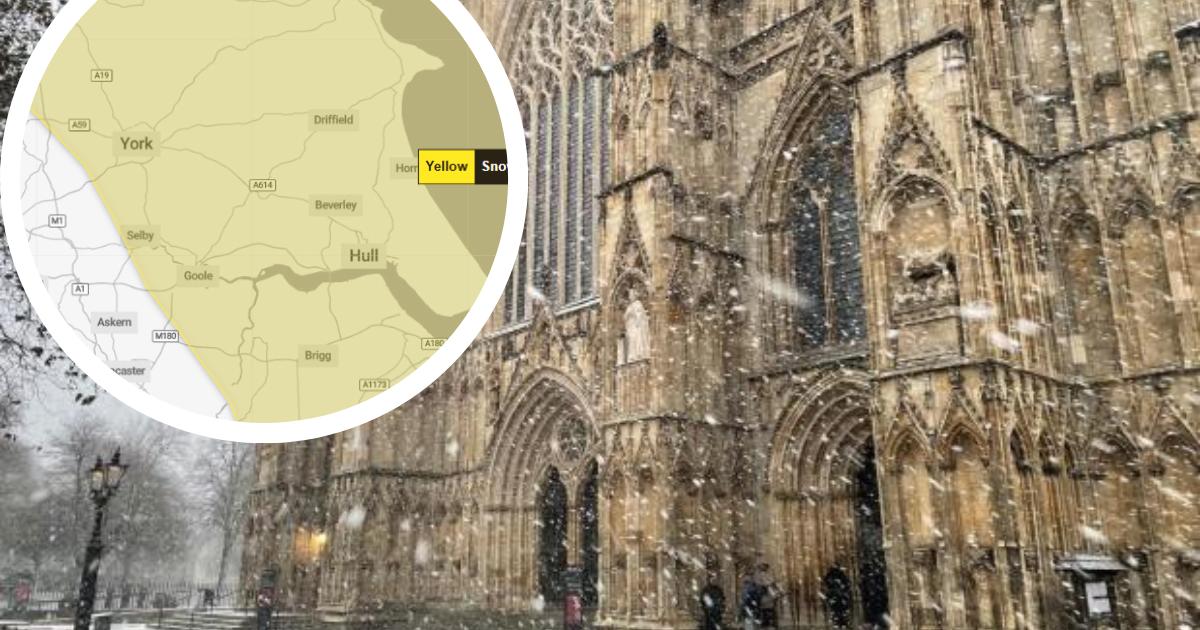 Met Office snow and ice alert for York and North Yorkshire