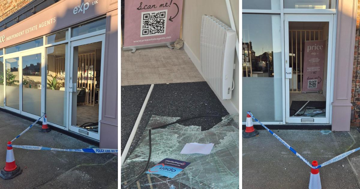 York: Door window smashed in Heworth estate agents break-in
