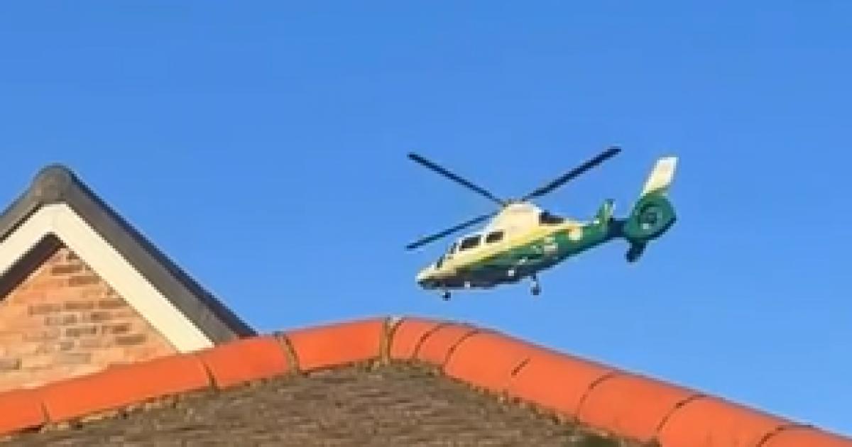 Air ambulance called to Wynyard and patient taken to hospital