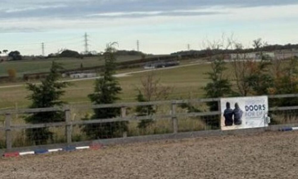 Plans for outdoor riding arena near Scarborough