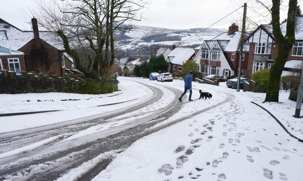 Met Office snow and ice warnings for UK after Storm Goretti
