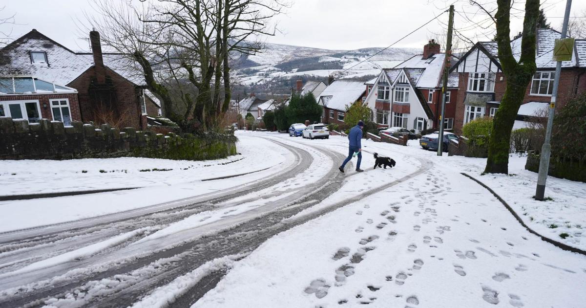 Met Office snow and ice warnings for UK after Storm Goretti