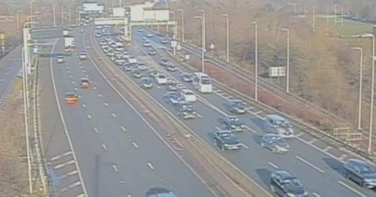 UPDATES: Delays warning after 'accident' closes lane on motorway