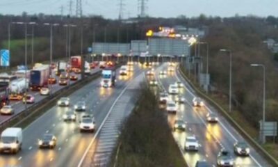 Traffic updates following accident on busy motorway - live