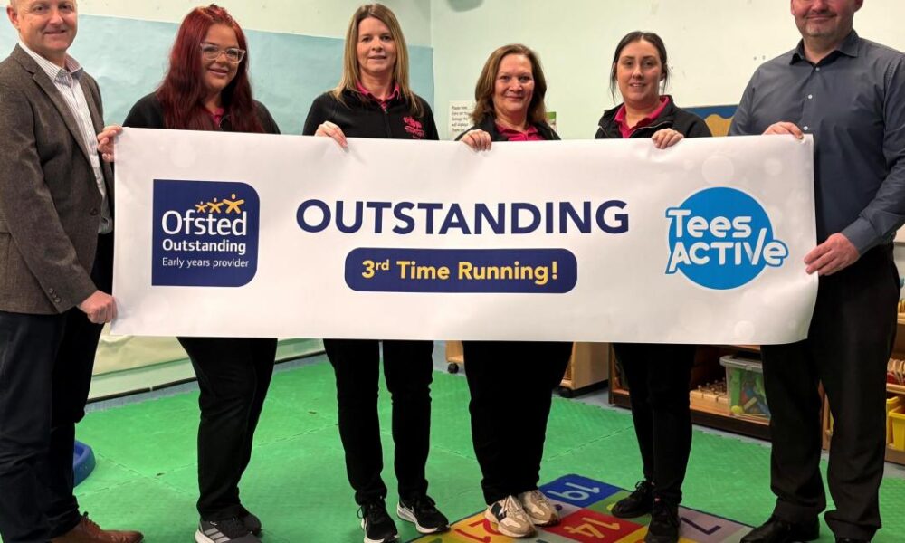 Teesside nursery celebrates ‘outstanding’ Ofsted hat-trick