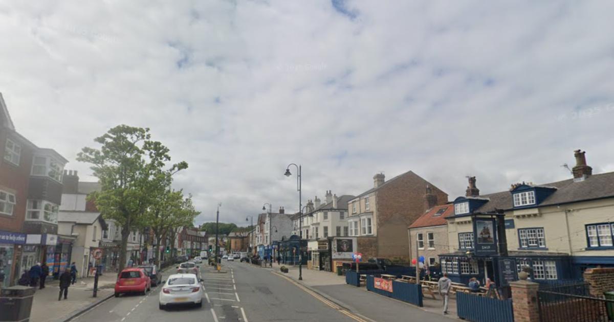 Crash in North Yorkshire town centre