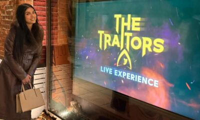 Inside the Traitors live experience, round table, cloaks and shields