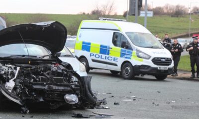 Wigan Road: Emergency services attend 3-car crash in Bolton