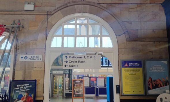 Sign up at Middlesbrough station for platform that doesn't exist