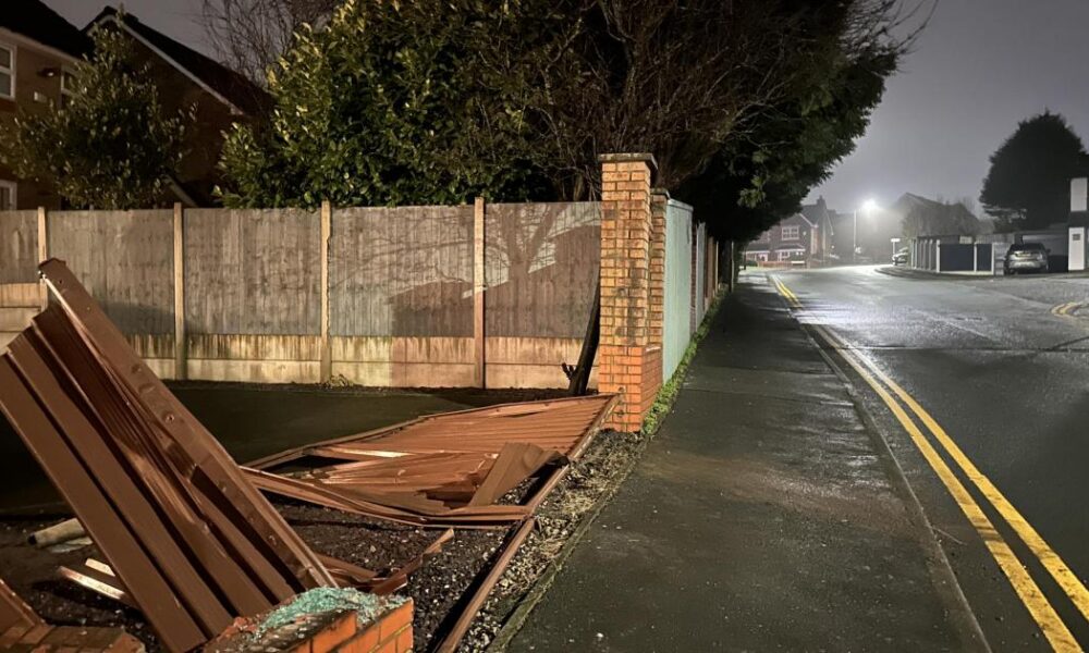 Emergency services called to Bromley Cross after car smashes into wall