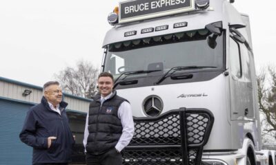 Gateshead's Bruce Express business celebrates with Mercedes