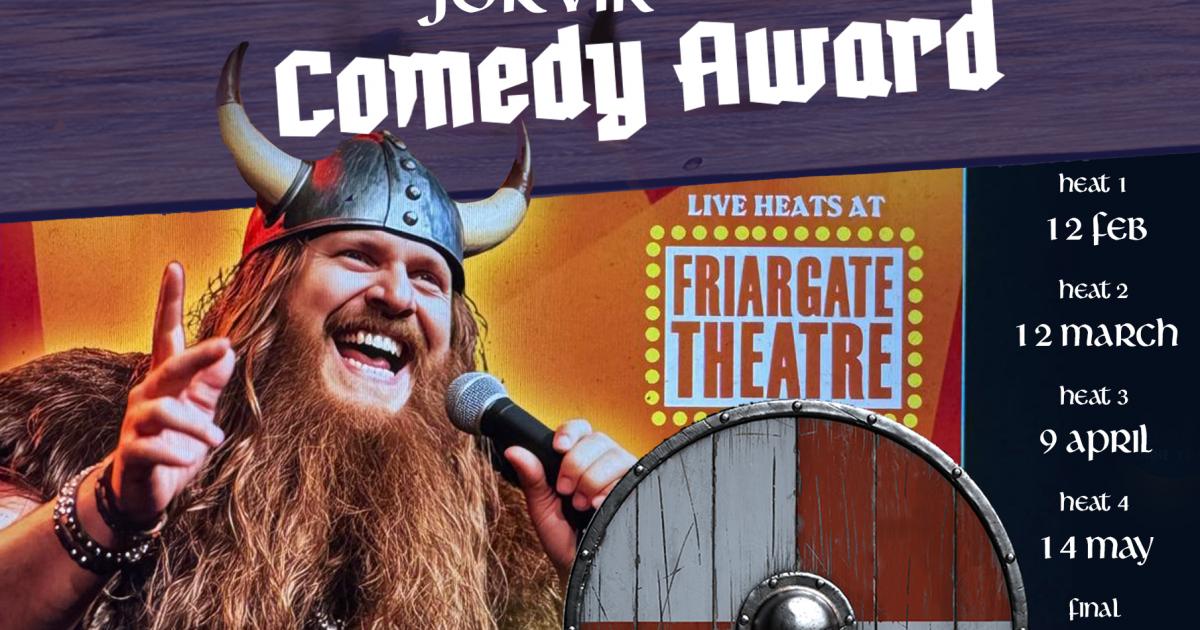 Jorvik Comedian of the Year 2026 to be held in York