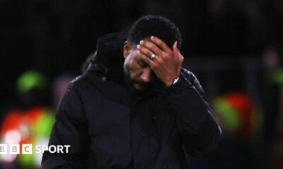 Luke Littler celebrates winning the 2026 PDC World Championship as tickertape falls