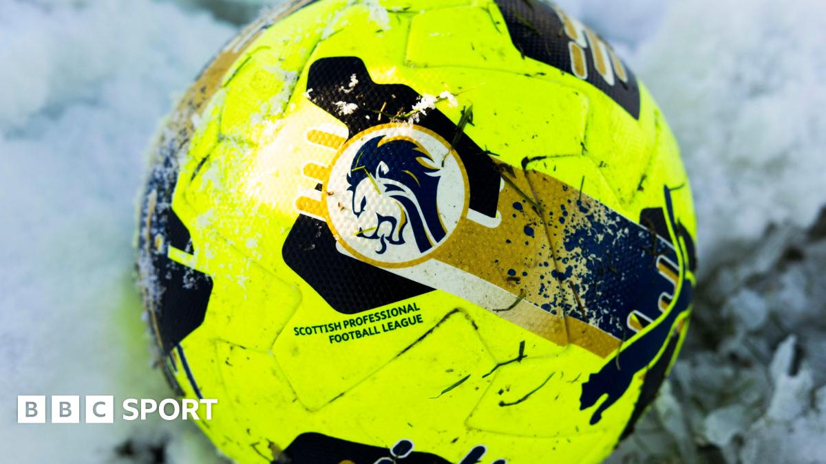SPFL football in the snow