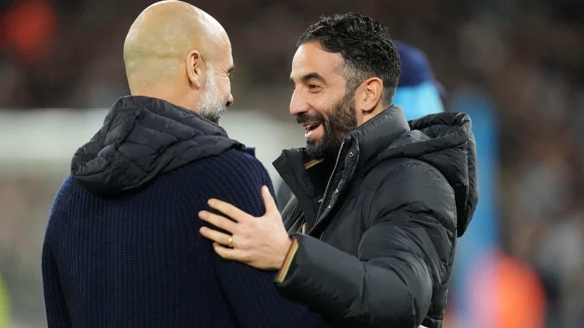 Pep Guardiola saddened by exit of 'top manager' Ruben Amorim from Manchester United