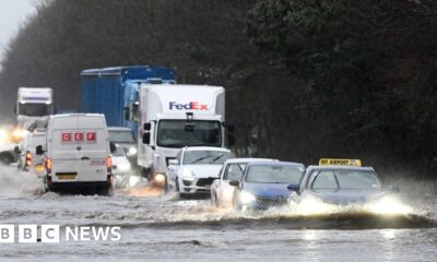 Storm Chandra brings flooding and travel disruption with rain and wind warnings across UK
