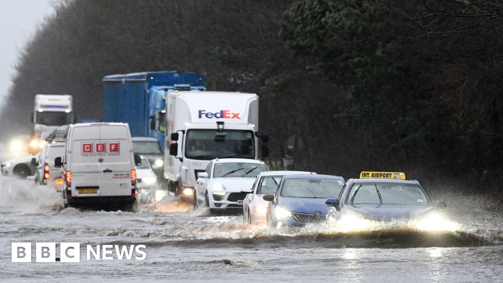Storm Chandra brings flooding and travel disruption with rain and wind warnings across UK