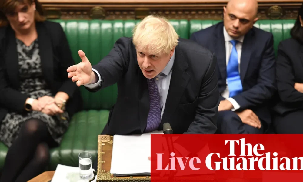 Brexit legislation 'paused' after MPs reject Boris Johnson's timetable - as it happened | Politics