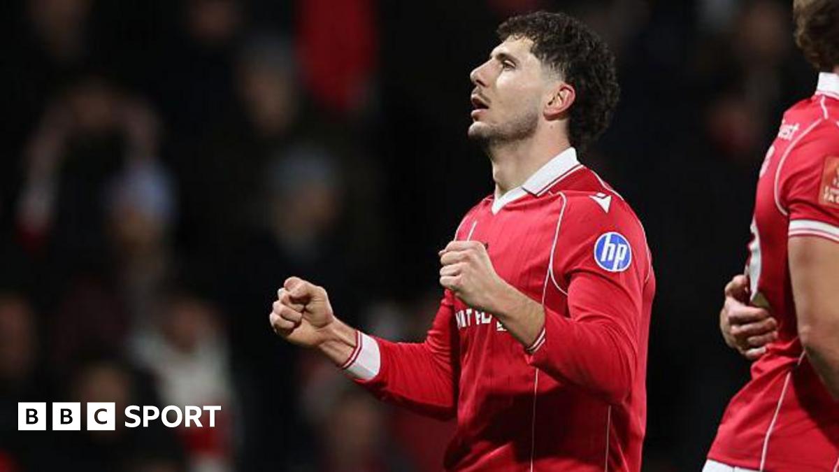 Wrexham's left wing-back Liberato Cacace