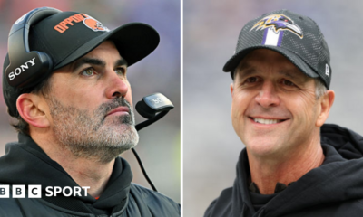 Kevin Stefanski and John Harbaugh