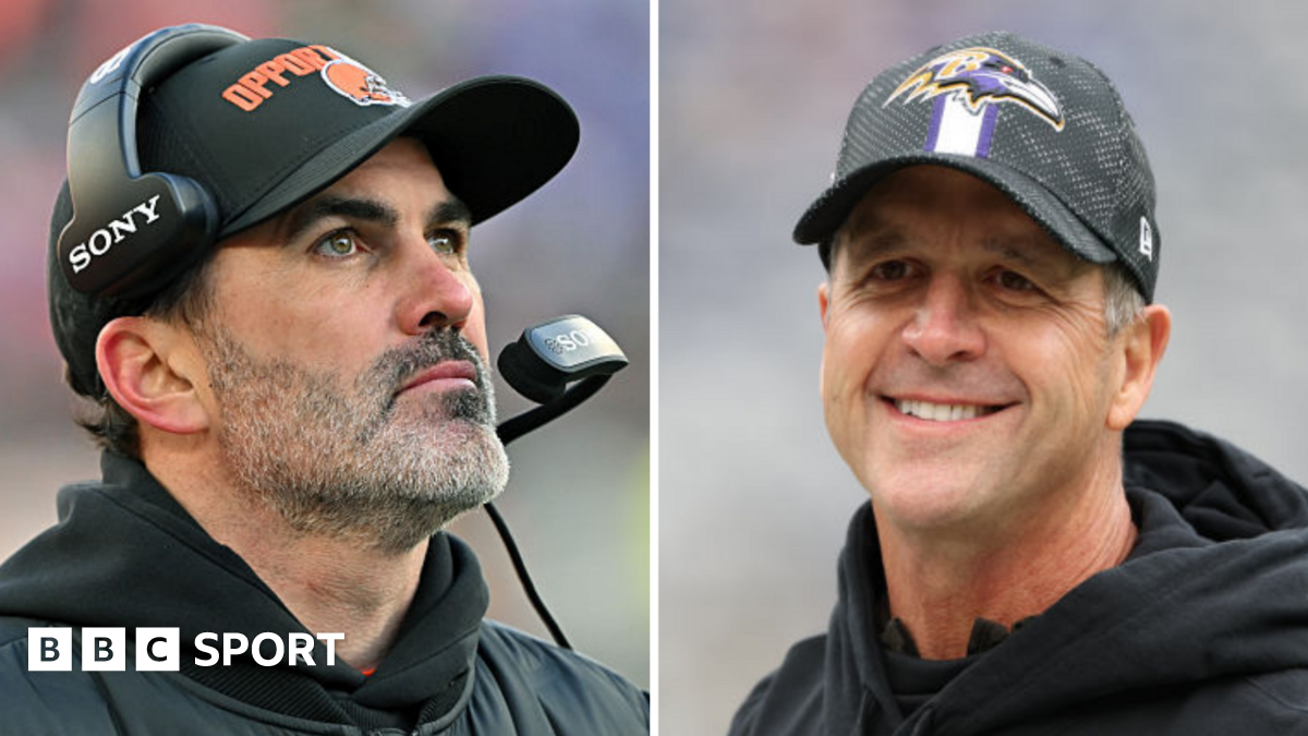 Kevin Stefanski and John Harbaugh