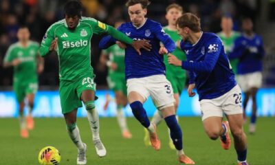 Newcastle winger Anthony Elanga