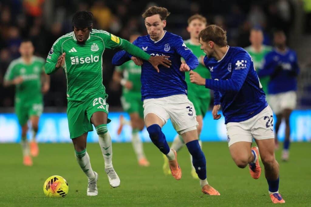 Newcastle winger Anthony Elanga