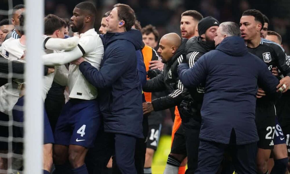 Tottenham and Aston Villa charged over FA Cup fracas