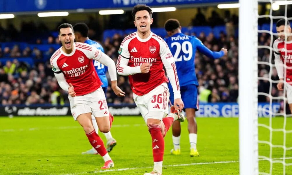 Report, result and goals as Gunners take advantage in EFL Cup first leg