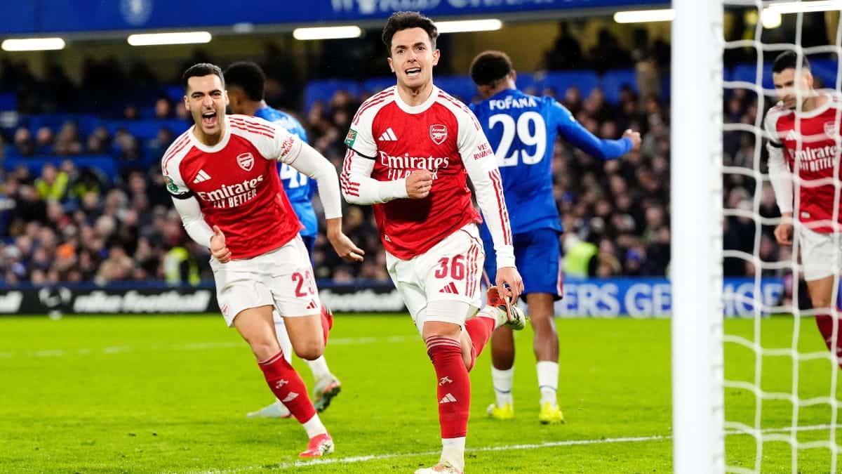 Report, result and goals as Gunners take advantage in EFL Cup first leg