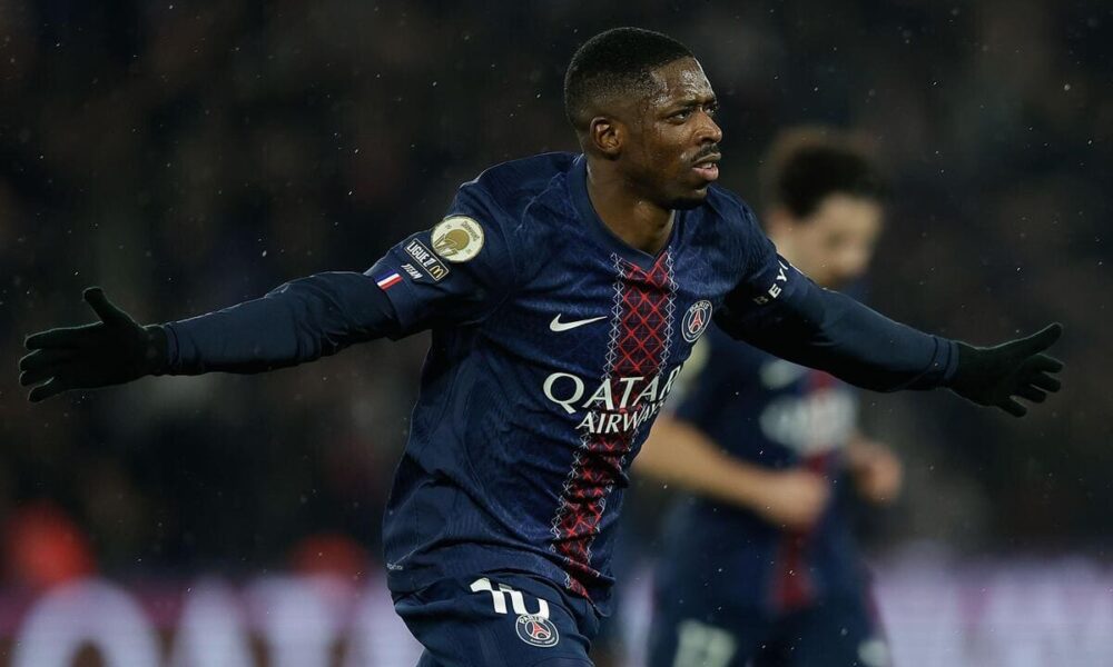 Dembele dazzles to send Parisiens top