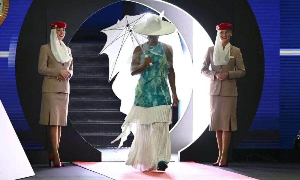 Naomi Osaka wows Melbourne crowd with walk-on outfit that includes veil and umbrella