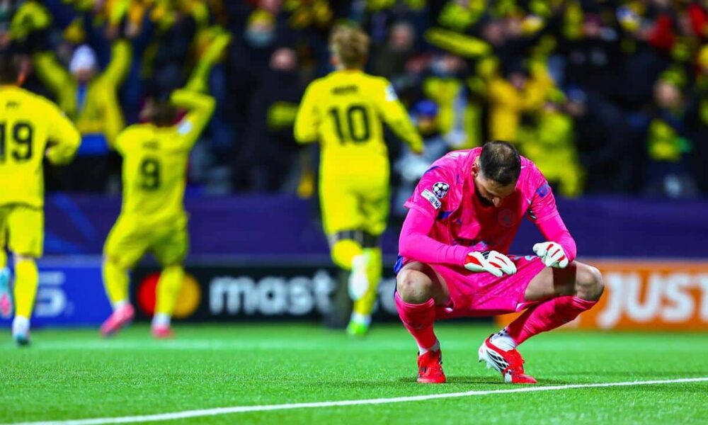 City humbled in Norway as Rodri sees red