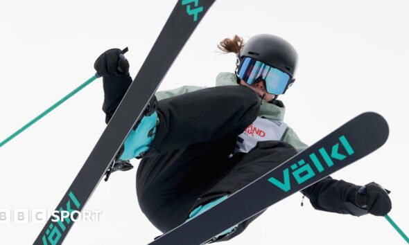 Indra Brown in competition at Copper Mountain in December, 2025