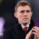 Manchester United interim boss Darren Fletcher applauding