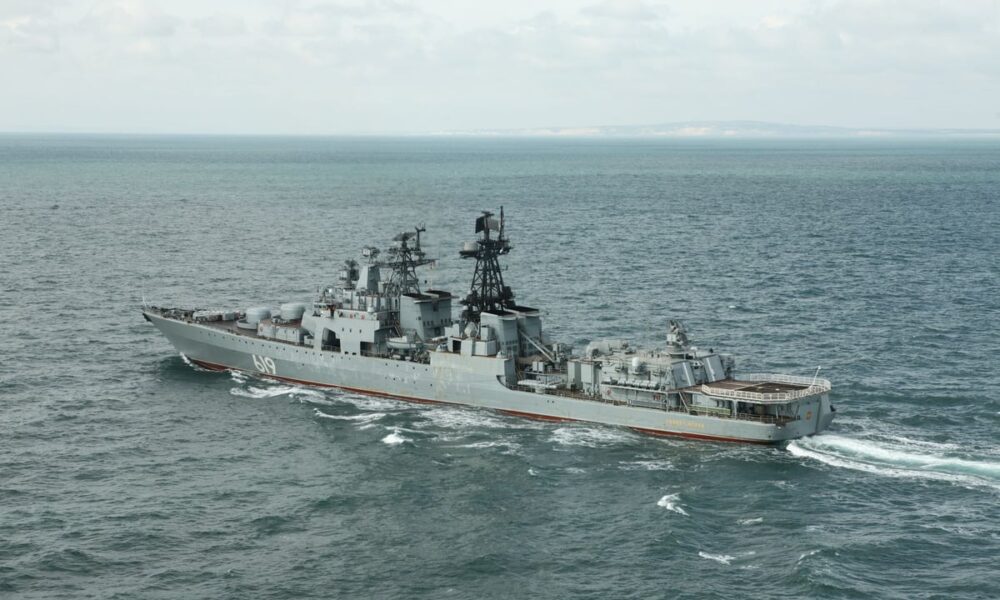 Royal Navy deployed as Russian ships carrying "sanctioned military hardware" sail through British waters