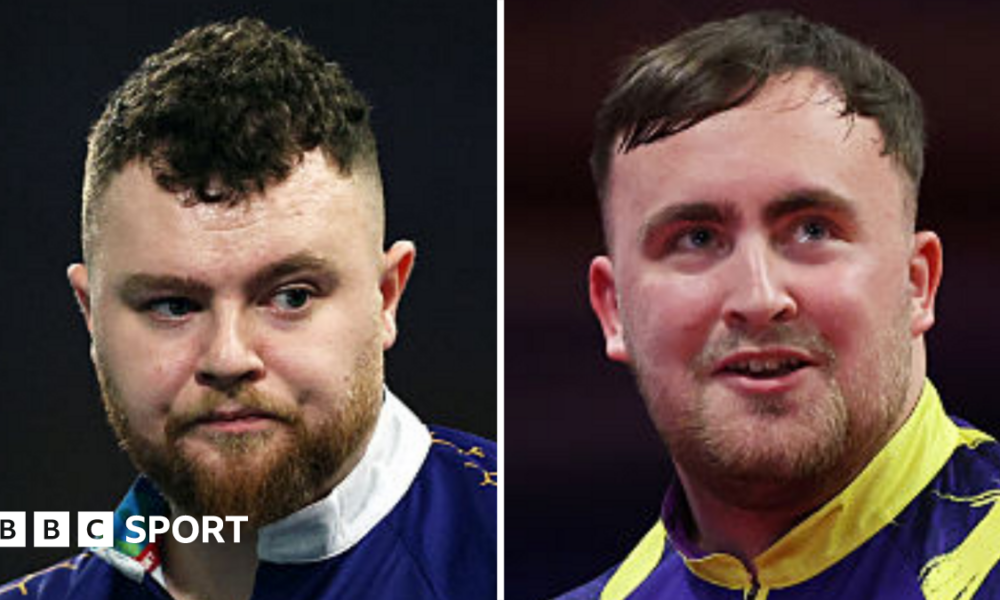 Josh Rock and Luke Littler